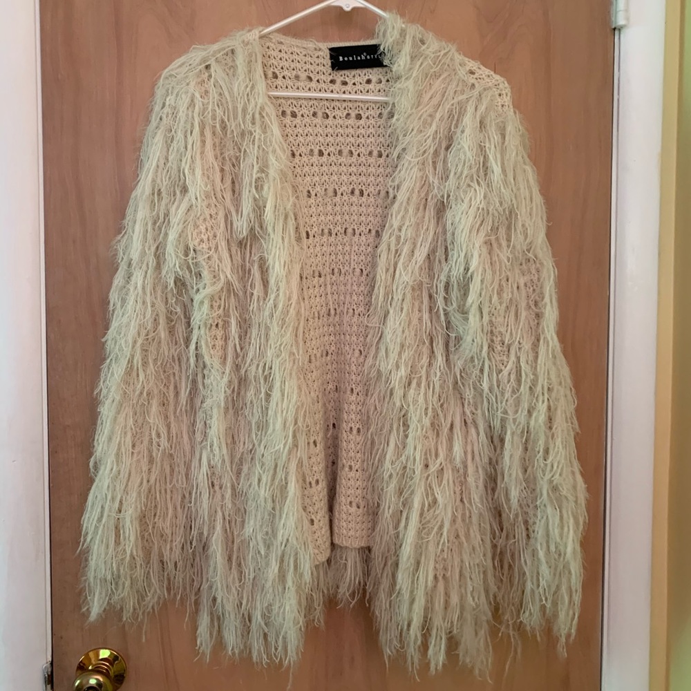 Shaggy Cardigan